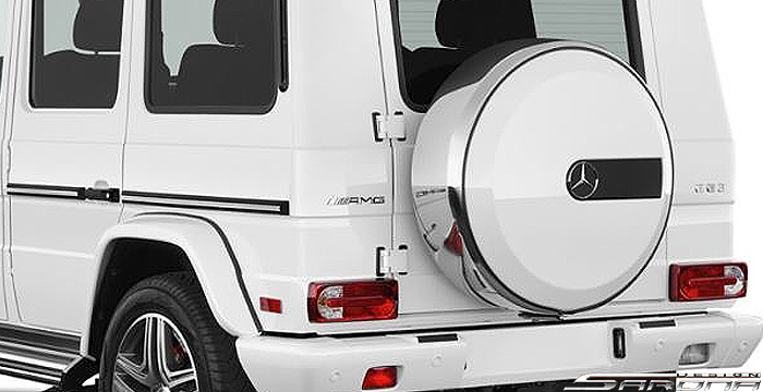 Custom Mercedes G Class SUV/SAV/Crossover Tire Cover (1999 - 2017) - $1290.00 (Part #MB-003-TC)